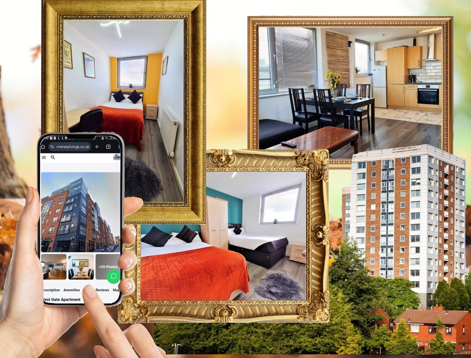 Sidemersey Livings - Central And Quiet 2-Bedroom Apartment Λίβερπουλ Εξωτερικό φωτογραφία